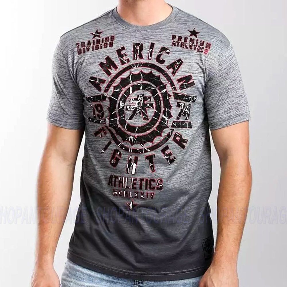American Fighter Fair Grove FM13197 Athletic New Short Sleeve Graphic Sport T-sh